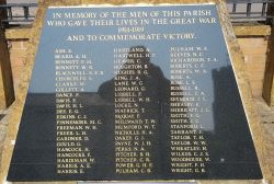2. WW1 Names Panel